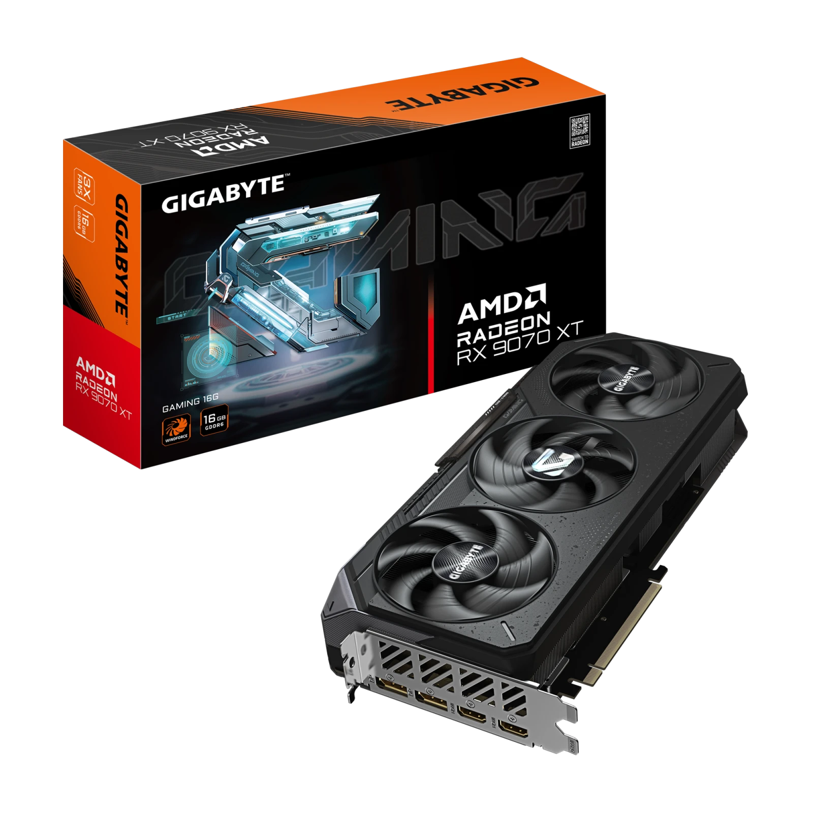 Gigabyte Radeon RX 9070 XT GAMING 16G